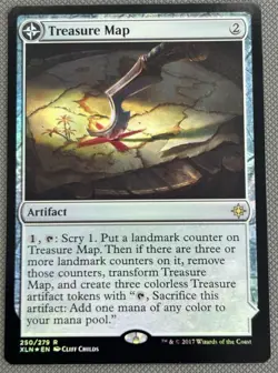 Treasure Map - Ixalan - MTG Magic the Gathering - NM - Image 1