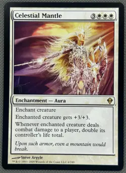 Zendikar (ZEN) regular Rare Celestial Mantle MTG Magic - Image 1