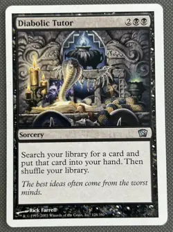 1x Diabolic Tutor - MTG Core Set 8th Edition - Near Mint NM - Image 1