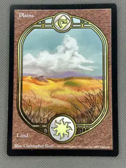 MTG Plains Unglued 84/94 Magic The Gathering LP - Image 2