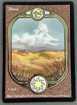 MTG Plains Unglued 84/94 Magic The Gathering LP - Image 4