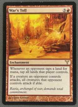 MTG War's Toll Dissension NM - Image 1