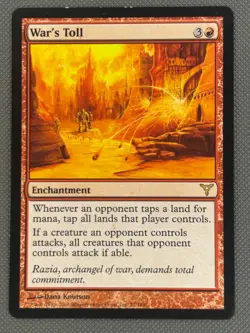 MTG War's Toll Dissension NM - Image 2
