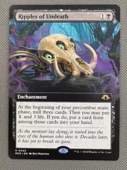 Ripples of Undeath Modern Horizons 3 NM MTG extended art - Image 2