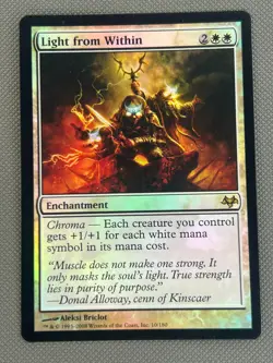Light from Within FOIL Eventide NM MTG - Image 2
