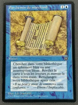 FR/VF Parchemin du marchand - Merchant Scroll MTG magic HOMELAND NM - Image 1