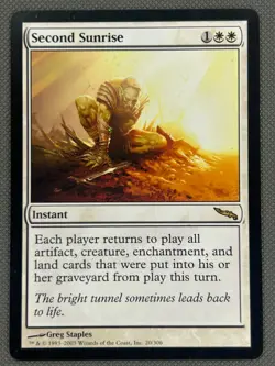MTG Magic the Gathering Mirrodin Second Sunrise WOTC Card - Image 2
