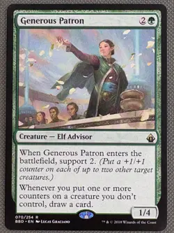 1x Generous Patron NM Eng MTG - Battlebond - Image 2