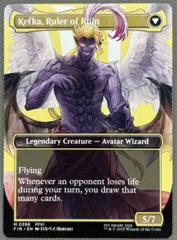 MTG - Kefka, Court Mage (Borderless) (0398) - 398 / NM / English - Image 3