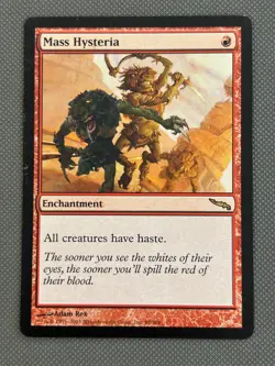 MTG | Mass Hysteria | Mirrodin | NM - Image 1