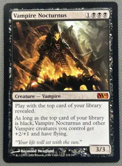 MTG Vampire Nocturnus M10 NM - Image 1