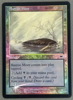 MTG Barren Moor FOIL Onslaught - Image 1