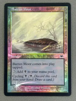 MTG Barren Moor FOIL Onslaught - Image 2