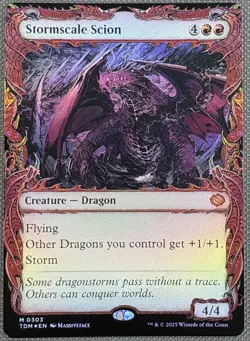 Stormscale Scion FOIL Showcase #303 Tarkir: Dragonstorm - Image 1