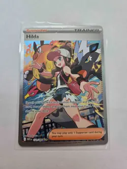 Hilda 171/086 Sv: White Flare Holo Pokemon SIR Alternate Art Rare - Image 1