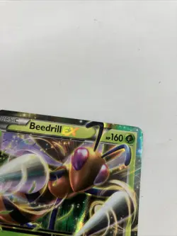 2016 Pokemon XY Black Star Promo Holo Beedrill EX #XY157 NM-LP Ships fast - Image 3