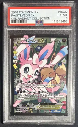 Sylveon Ex RC32/RC32 PSA 6 Radiant Collection Pokemon XY Generations NEW CERT!!! - Image 1