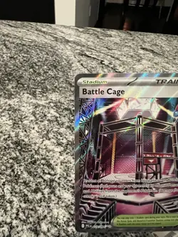 Battle Cage 116/094 NM - Full Art Holo - 2025 TCG Pokemon Phantasmal Flames - Image 2