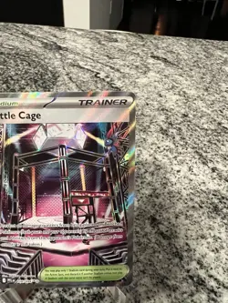 Battle Cage 116/094 NM - Full Art Holo - 2025 TCG Pokemon Phantasmal Flames - Image 3