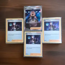 Boss's Orders Cyrus SWSH251 Black Star Promo Pokemon TCG With 3 Holo 132/172 - Image 1