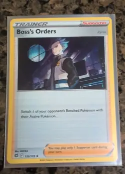 Boss's Orders Cyrus SWSH251 Black Star Promo Pokemon TCG With 3 Holo 132/172 - Image 2
