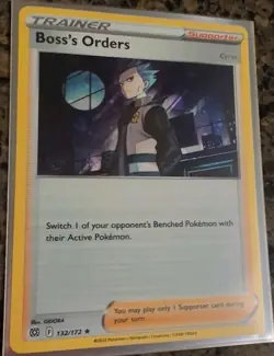 Boss's Orders Cyrus SWSH251 Black Star Promo Pokemon TCG With 3 Holo 132/172 - Image 4