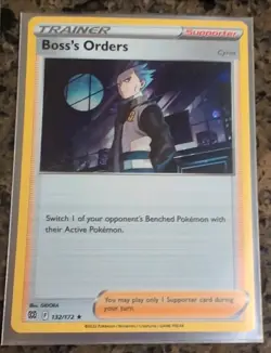 Boss's Orders Cyrus SWSH251 Black Star Promo Pokemon TCG With 3 Holo 132/172 - Image 5