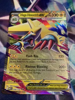 Pokemon TCG Mega Manectric ex 050/132 Double Rare Mega Evolution NM/M - Image 1