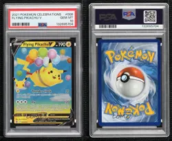 Full Art - Flying Pikachu V Pokemon Celebrations PSA 10 GEM MT - Image 3