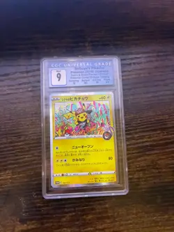 2019 POKEMON JPN S PROMO POKEMON CENTER SHIBUYA OPENING SHIBUYA'S PIKACHU CGC 9 - Image 1