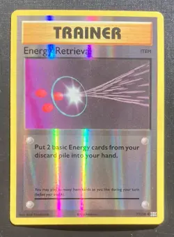 Energy Retrieval 77/108 Pokemon Evolutions Reverse Holo Trainer TCG LP - Image 1