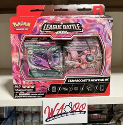 Pokemon TCG: Team Rocket's Mewtwo EX League Battle Deck Factory Sealed Box - Image 1
