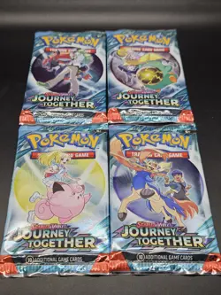 Pokemon TCG Scarlet & Violet Journey Together Booster Packs Full Art Set Sealed - Image 1