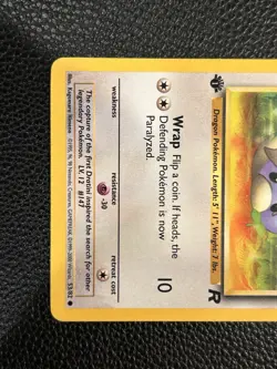 2000 Pokemon TCG Team Rocket Dratini 1st Edition 53/82 - Image 3