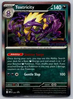 Toxtricity - MEP 017 - Mega Evolution Black Star Promo - 2025 Pokemon - LP - Image 1