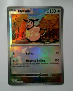 Miltank 081/131 Pokemon Prismatic Evolutions Master Ball Reverse Holo NM 081/131 - Image 1