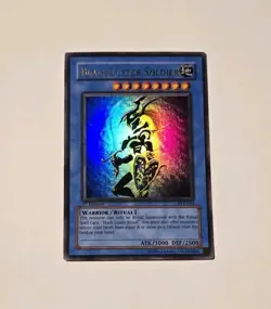 Yugioh Black Luster Soldier 1st Edition Ultra Rare LP - Image 1