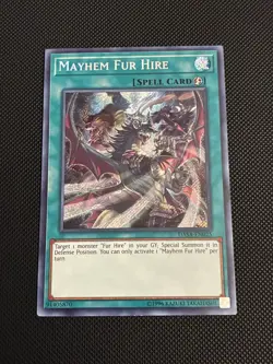 Mayhem Fur Hire DASA-EN025 Dark Saviors Secret Rare VLP - Image 1