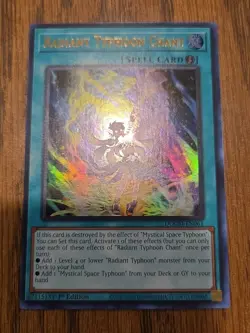 Yugioh Radiant Typhoon Chant DOOD-EN061 Ultra Rare 1st Edition NM - Image 1
