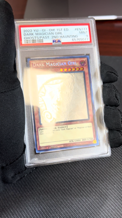 Dark Magician Girl 1st Ed GFP2-EN177 PSA 9 Ghost YuGiOh Ghosts From the Past - Image 2