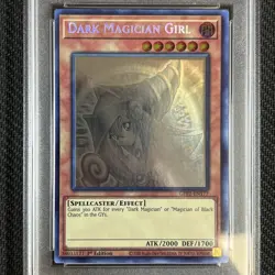 Dark Magician Girl 1st Ed GFP2-EN177 PSA 9 Ghost YuGiOh Ghosts From the Past - Image 4