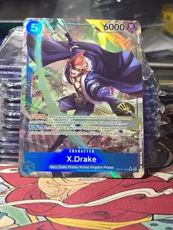X. Drake OP05-055 R Alt Art English One Piece TCG - Image 1