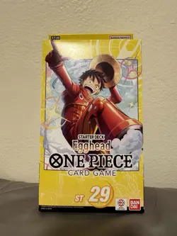 One Piece TCG Egghead Starter Deck ST-29 (SEALED) - Bandai - English - Luffy - Image 1