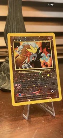Pokemon Entei Wotc Promo Reverse Holo 34/53 80 HP Promo Card Wizards - Image 3