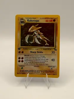 Kabutops 1st Edition Holo - Fossil Set 9/62 - Vintage WOTC Pokemon Card - Image 1