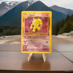 Pokemon Hypno Fossil Rare Psychic 90 HP English Card 8/62 Stage 1 1999 - Image 3