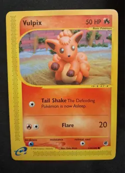 Vulpix 136/165 Expedition Non-Holo Pokemon Card TCG - Image 1