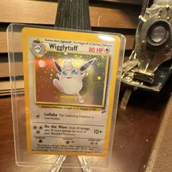 Pokemon Wigglytuff Base Set 2 Holo Rare 80 HP English Card 19/130 - Image 1