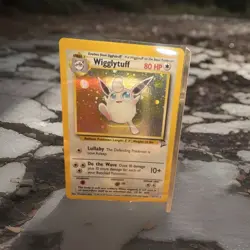 Pokemon Wigglytuff Base Set 2 Holo Rare 80 HP English Card 19/130 - Image 3