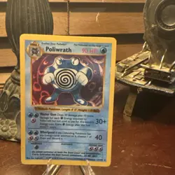 Poliwrath Base Set Shadowless 13/102 Holo Rare 90HP Pokemon TCG Card - Image 5